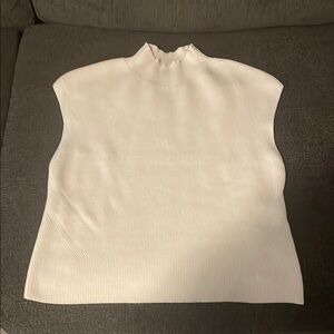 Elegant White Sleeveless Top